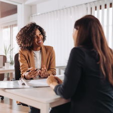 Customer meeting with loan officer